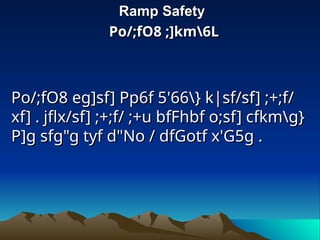 Comprehensive Airside and Ramp Safety Operations Training | PPT