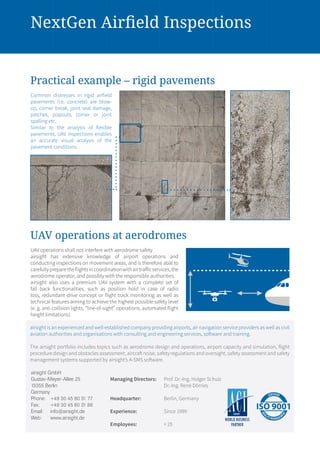 airsight - UAV airport pavement inspections | PDF