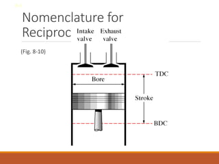 Nomenclature for
Reciprocating Engines
(Fig. 8-10)
8-3
 