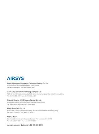 Airsys general-expert in ict cooling- history - rev mk | PDF