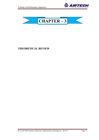Airtech performance affraisal project airtec | PDF