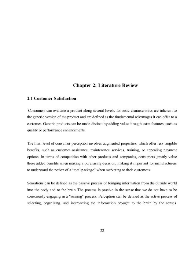 Review literature customer satisfaction airtel
