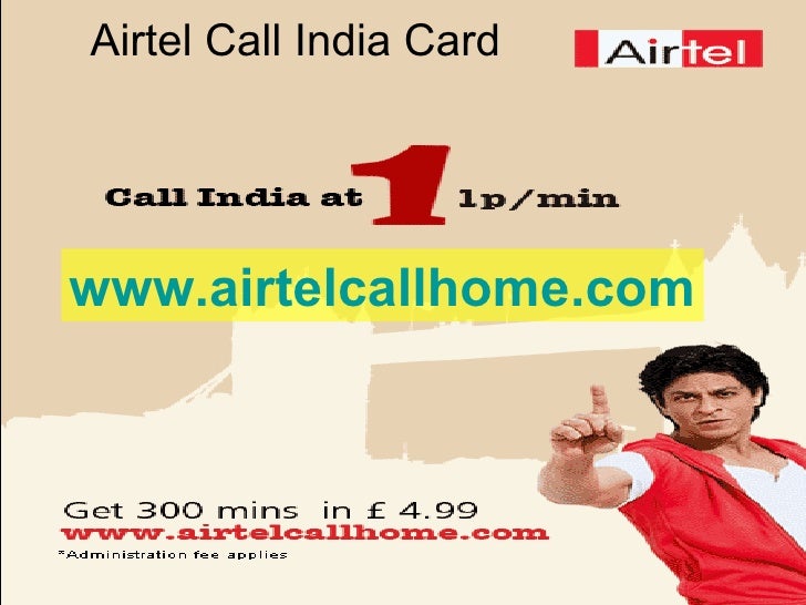 Airtel Calling Cards India Prepaid Phone Cards To Call India From Us