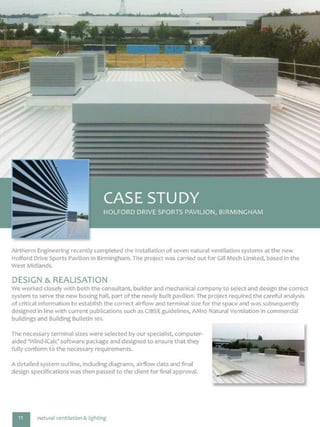 natural ventilation - Airtherm case study   