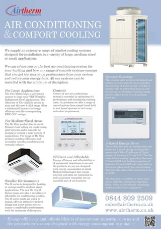 Airtherm product range