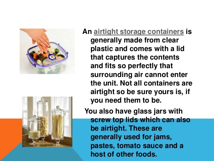 Airtight containers what you must know before you buy