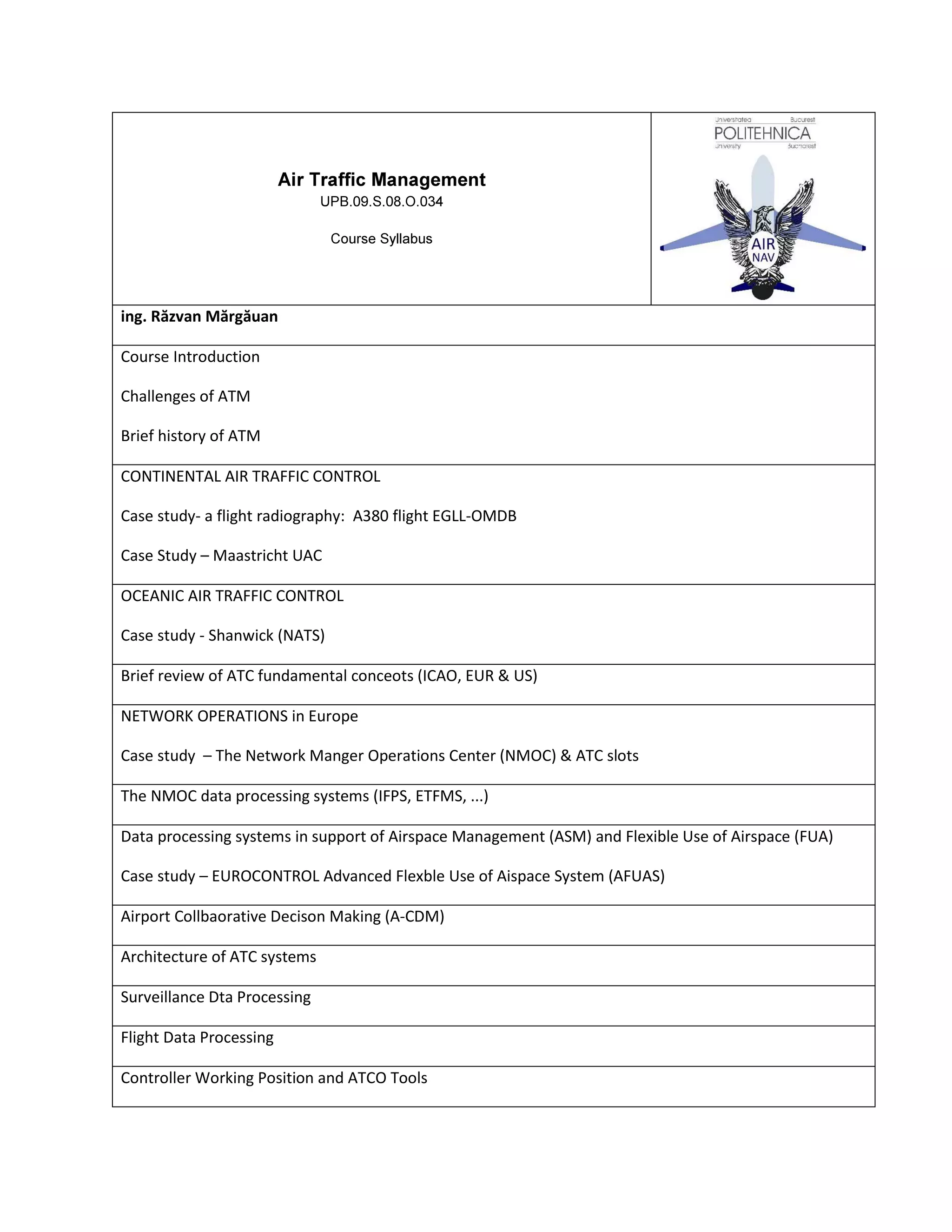 Air traffic management | PDF