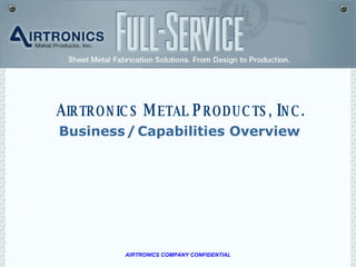 Business   /   Capabilities Overview 