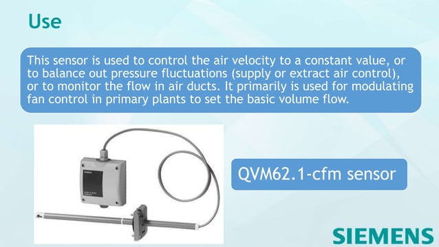 Siemens Air velocity sensor | PPTX | Physics | Science