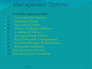 Airway Manegement | PPT