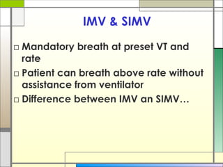 Imv Path Airway and ventilation management | PPT