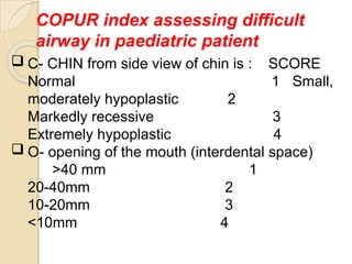 Copur Score Airway assessment for intubation including emergency.pptx