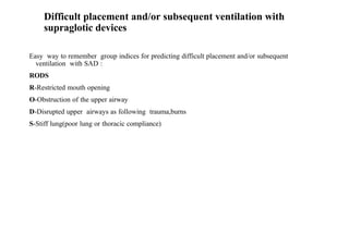 Sad Rod airway assessment in anesthesia basics o | PPTX