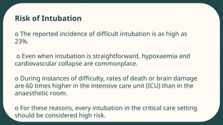 High Risk Intubation Airway Assessment and Management by Arabi Rahman .pptx