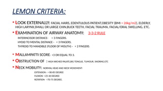 AIRWAY ASSESSMENT AND SCORES in anesthesia | PPTX