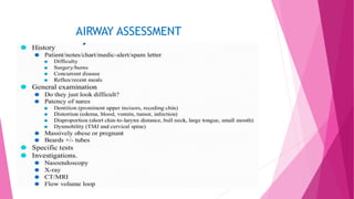 AIRWAY ASSESSMENT
 