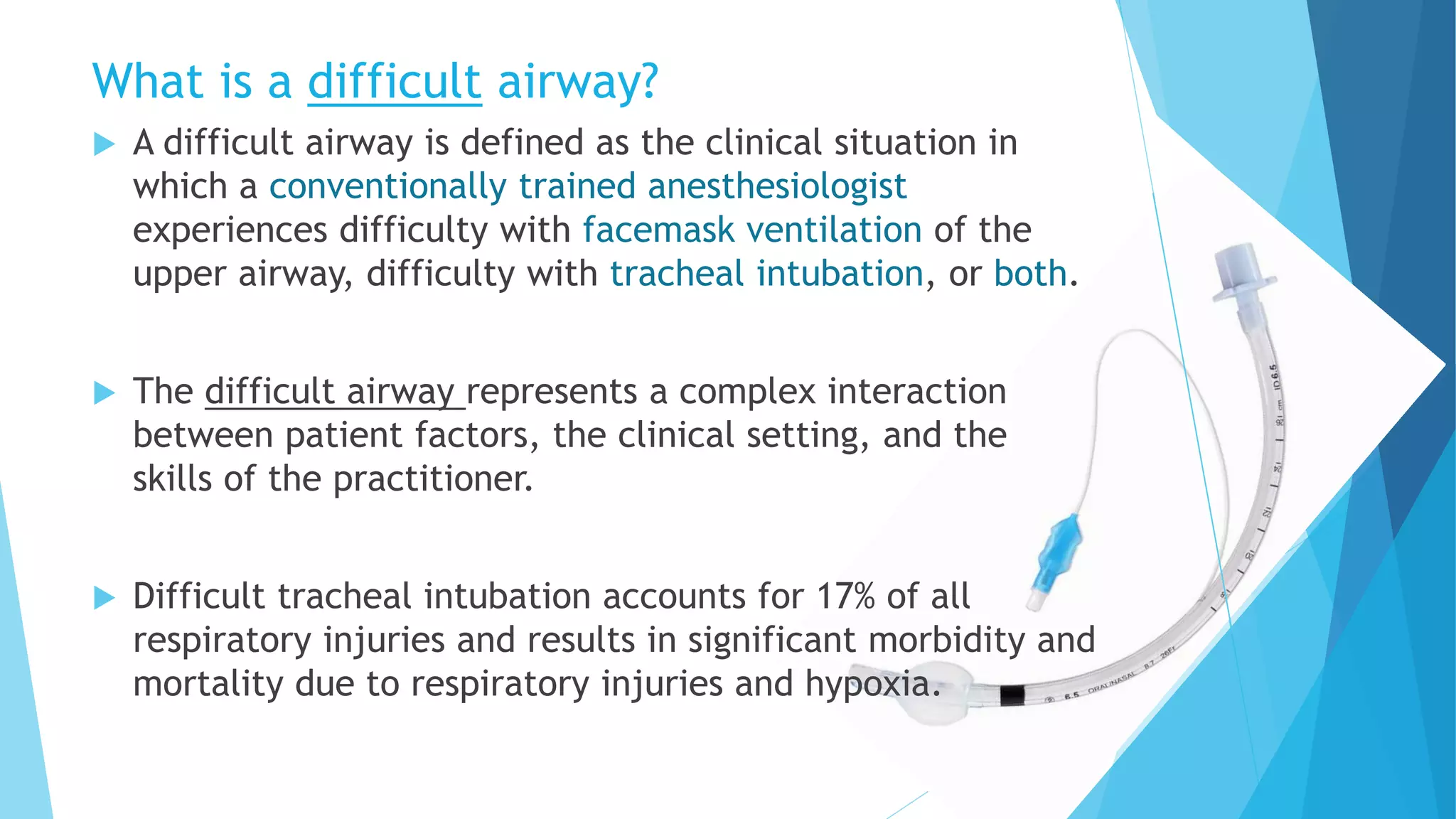 Airway assessment in anaesthesia PPT