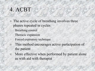 Airway clearence technique | PDF