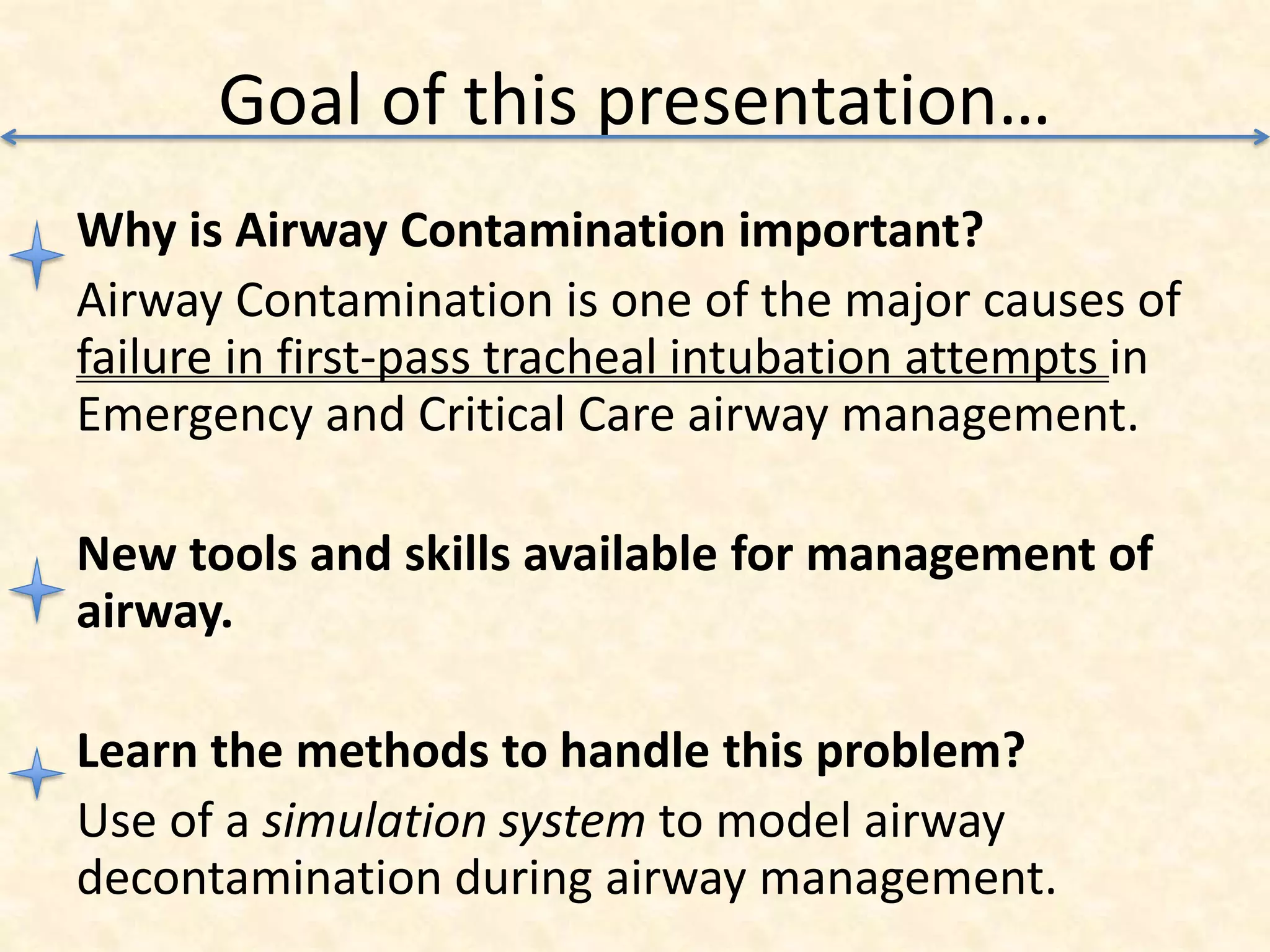 Airway decontamination - the "dark side" of airway management | PPT