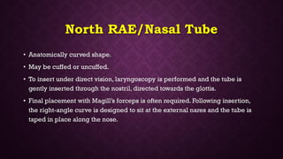 North Rae Airway equipments for Anaesthesia | PDF