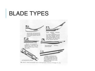 BLADE TYPES
 
