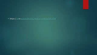 • https://www.youtube.com/watch?v=vNvymbRD5b4
 