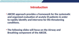 Comprehensive Airway and Breathing Management in Emergency Care | PPTX