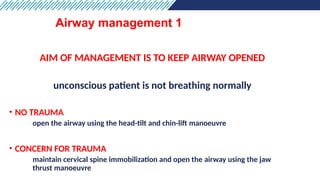 Comprehensive Airway and Breathing Management in Emergency Care | PPTX