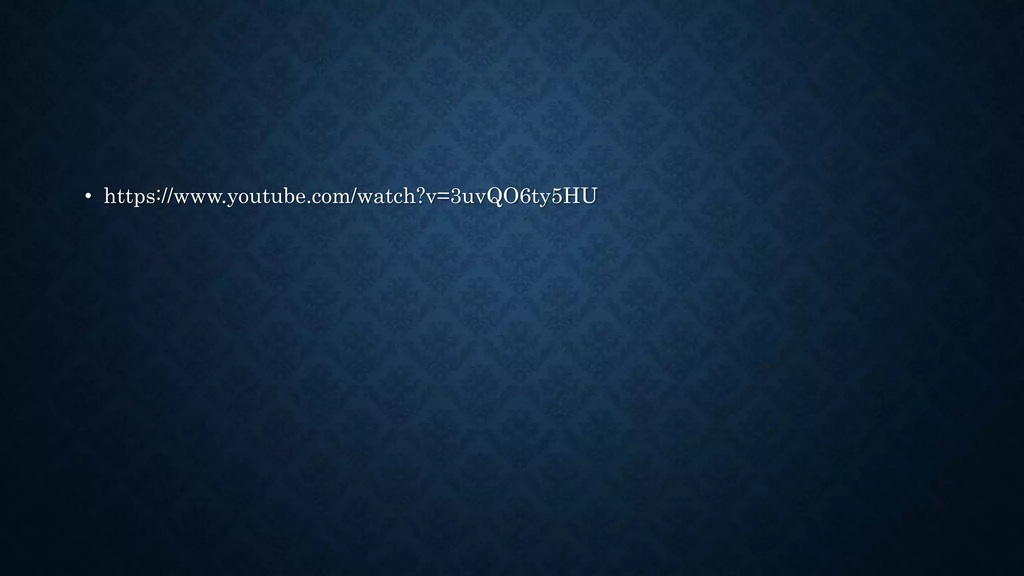 • https://www.youtube.com/watch?v=3uvQO6ty5HU
 