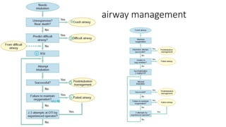 Algorithms for airway management
 