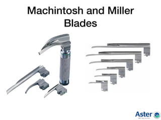 Machintosh and Miller
Blades
 