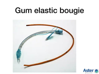 Gum elastic bougie
 