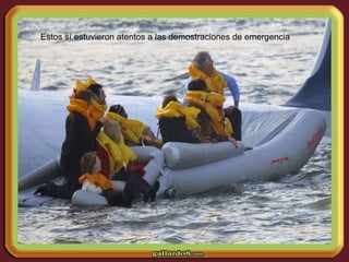 Estos sí estuvieron atentos a las demostraciones de emergencia 