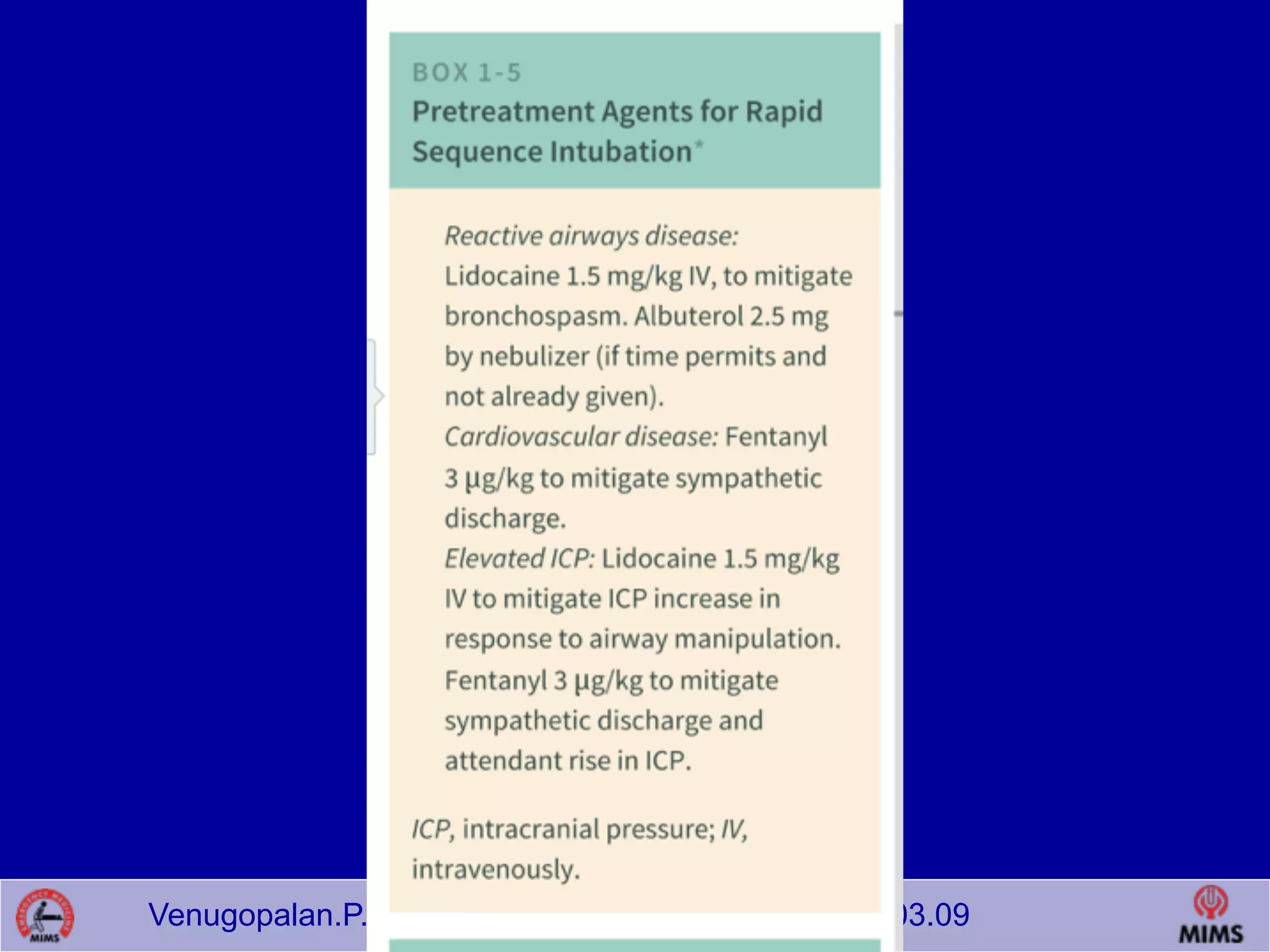 Venugopalan.P.P; EMCME 2009;MIMS.CALICUT.15.03.09
 