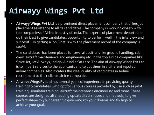 pvt company job