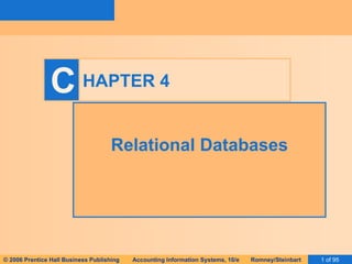 HAPTER 4 Relational Databases 