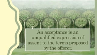 AIS 2102 Acceptance in Contract Law