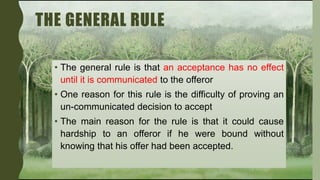 AIS 2102 Acceptance in Contract Law