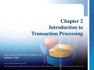 Introduction to Transaction Processing AIS | PPTX