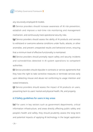 AI SAFETY GOVERNANCE Framework with AIML | PDF