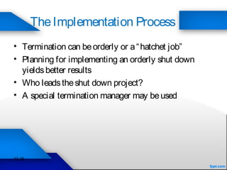 Project Termination | PPT