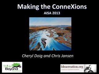 Making the ConneXions
AISA 2013

Cheryl Doig and Chris Jansen

 