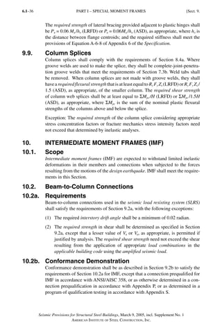 Aisc 341 05+supliment | PDF