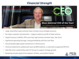 Page 5
Over 500 Great Customers
 