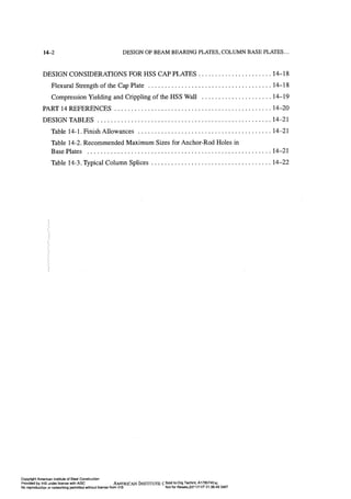 Aisc steel construction manual 14th