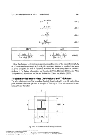 Aisc steel construction manual 14th