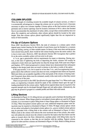 Aisc steel construction manual 14th