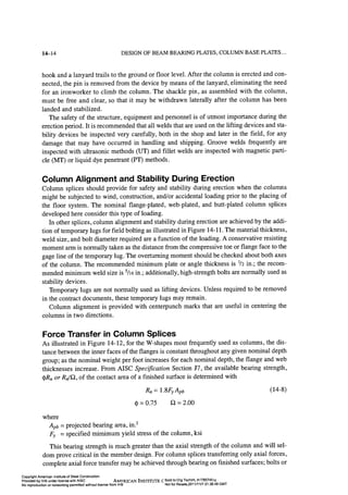 Aisc steel construction manual 14th