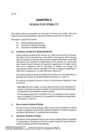 Aisc steel construction manual 14th