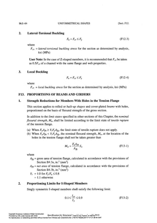 Aisc steel construction manual 14th